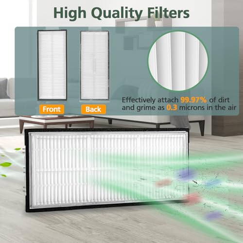 isinlive Accessories Kit Compatible with Roborock S8 Pro Ultra Robot Vacuum Cleaner, 1 Set Main Brush, 1 Rolling Brush, 4 HEPA Filters, 4 Side Brushes, 4 Mop Cloth Pads, 2 Dust Bags, 1 Cleaning Tool