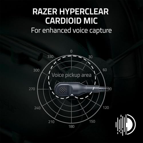 Image of Razer BlackShark V2 X Headphones for Xbox 50mm Driver Cardioid Microphone Lightweight Noise Isolating Ear Pads for Xbox Series X Series S PS5 PC 3.5mm Black