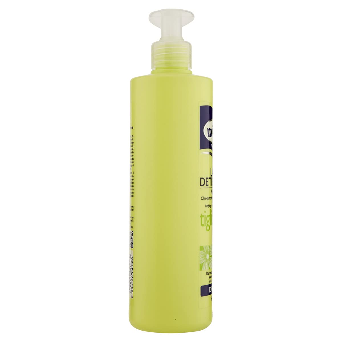 Milmil Reinigende und feuchtigkeitsspendende Reinigungsmilch, Duft Linde und Malve, mit Spender – 6 x 500 ml