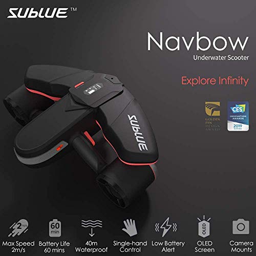 Sublue Navbow Professional Underwater Scooter Dual Propellers With Camera Mount For Scuba Diving Snorkeling #TOP1
