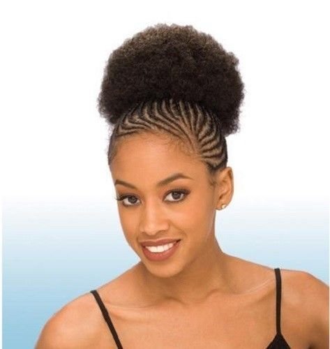 Afro 5 pulgadas Freetress, cola de caballo afro, corto, 2, 1