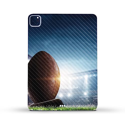 Image of MightySkins Carbon Fiber Skin Compatible with Apple iPad Pro 11 inch M2 4th Gen (2022) Full Wrap Kit - Big Game | Protective, Durable Textured Carbon Fiber Finish | Easy to Apply | Made in The USA
