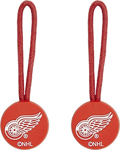 Aminco NHL Detroit Red Wings ID Zipper Pull, 2-Pack