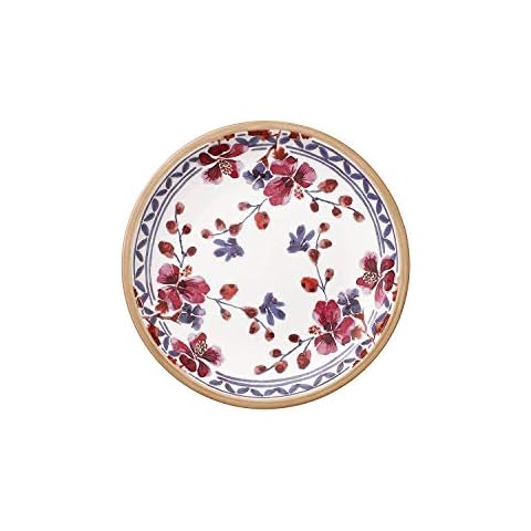 Villeroy und Boch Artesano Provençal Lavendel Brotteller, 16 cm, Premium Porzellan Cover