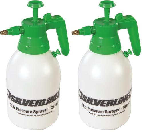 Pulvérisateur à pression préalable 2L Silverline 282441 lot de 2