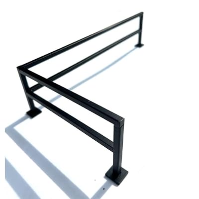 LC Boards Fingerboard Metal L Rail Black