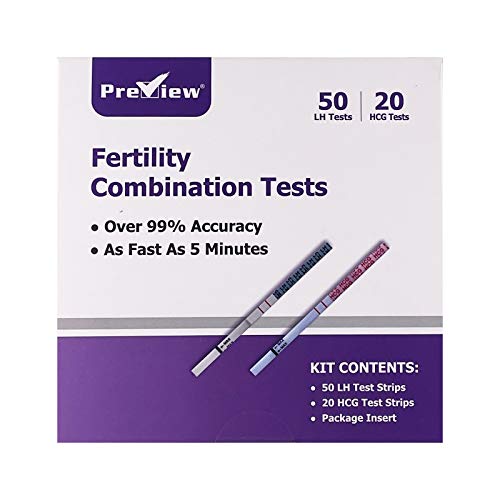 Preview 50 Ovulation Test Strips and 20 Pregnancy Test Strips Combo Kit-(50 LH + 20 HCG)
