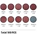 100-Pack 5 inch Hook & Loop Sanding Discs, DeSS Aluminium Oxide Sander Disc 80/100 /180/240 /600/800 /1000/1200 /2000/3000 Grit