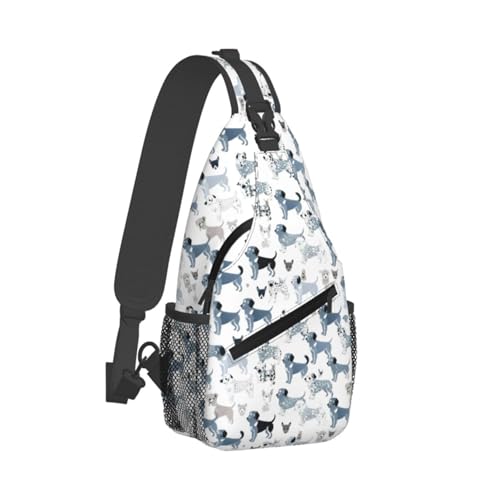 Mochila cruzada con estampado de perro Dachshund miniatura 2