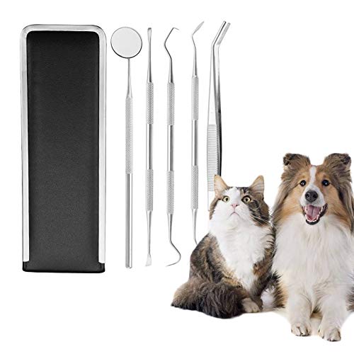 Set di rimozione tartaro,Kit per l'igiene dentale,Kit pulizia denti, Kit di strumenti per la cura dei denti per Cani