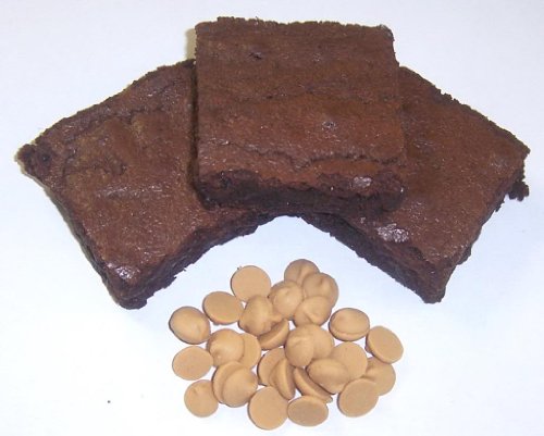 Scott's Cakes Brownies with Peanut Butter Chips in a 1 Pound White Bakery Box