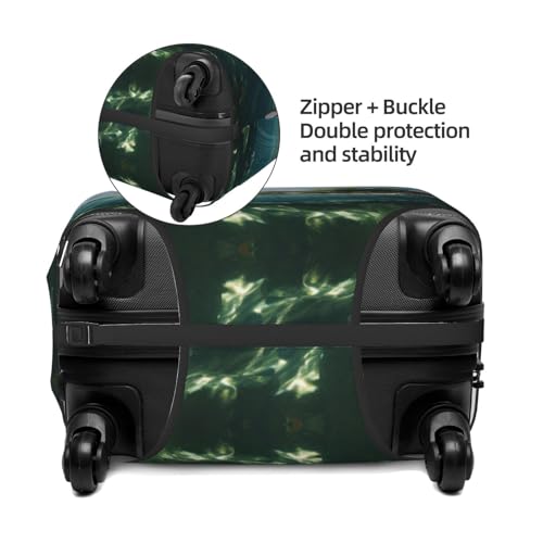 Ocean Tropical Plants Print Luggage Cover Suitcase Protector Anti-scratch Fits 18-32 Inch Trolley Case4