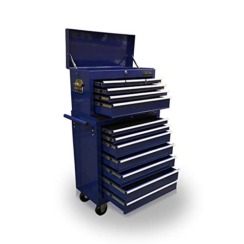 US PRO Mechanics Steel Chest Tool Box Roller Cabinet 13 Drawers … (blue) 6 US PRO Mechanics Steel Chest Tool Box Roller Cabinet 13 Drawers … (blue) - Image 6