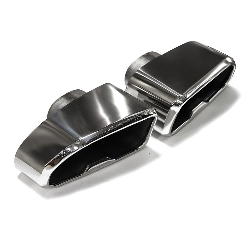 Silencieux d'échappement pour BMW X3 G02 X4 2019 2020 embout carré inox silver