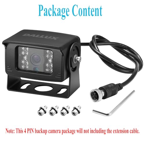 Dallux Truck Backup Camera With Parking Line Switch On/Off For Bus/Travel Trailer/Van/Fifth Wheel/Rv Camper thumb #5