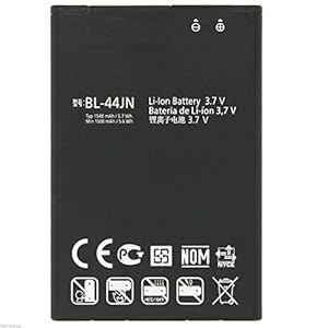 Akku kompatibel mit LG BL-44JN E400 L3 L5 P970 E610 Optimus Black Pro Sol 1540 mAh