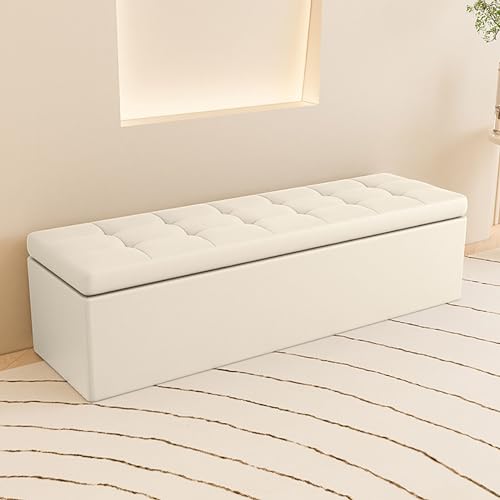 Puf cuadrado de almacenamiento de madera otomana para dormitorio, almacenamiento interior, baúl de entrada, elegante taburete de almacenamiento, decoración moderna del hogar (color: O)