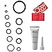 Ultimate O-Ring Kit: 60 FKM/Viton O-Rings in Dive-Specific Sizes,O-Ring Size Guide & 10g Silicone Grease Tube - Nitrox compatiable