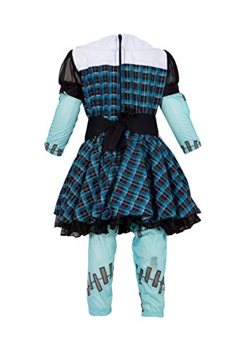 Frankie Xadrez Infantil Sulamericana Fantasias Fantasia Monster High Azul/preto G 10/12