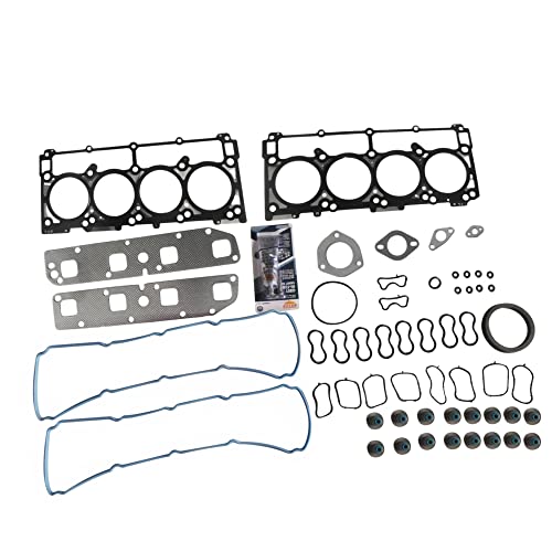 Image of Partsflow Head Gasket Set For Chrysler 300 For Dodge Charger For Dodge Durango For Dodge Magnum For Dodge Ram 1500 2500 For Jeep Commander For Jeep Grand Cherokee 5.7L 345CID V8 OHV, VIN CODE inchD, 2 inch