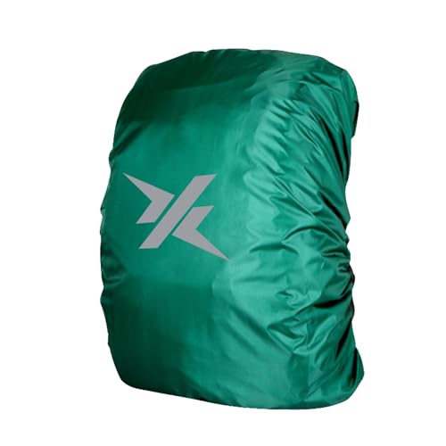 Uxney Waterproof Backpack Rain Cover with Reflective Strip for Mountaineering, Traveling, Cycling, Camping and Outdoor(Dark Green,XS