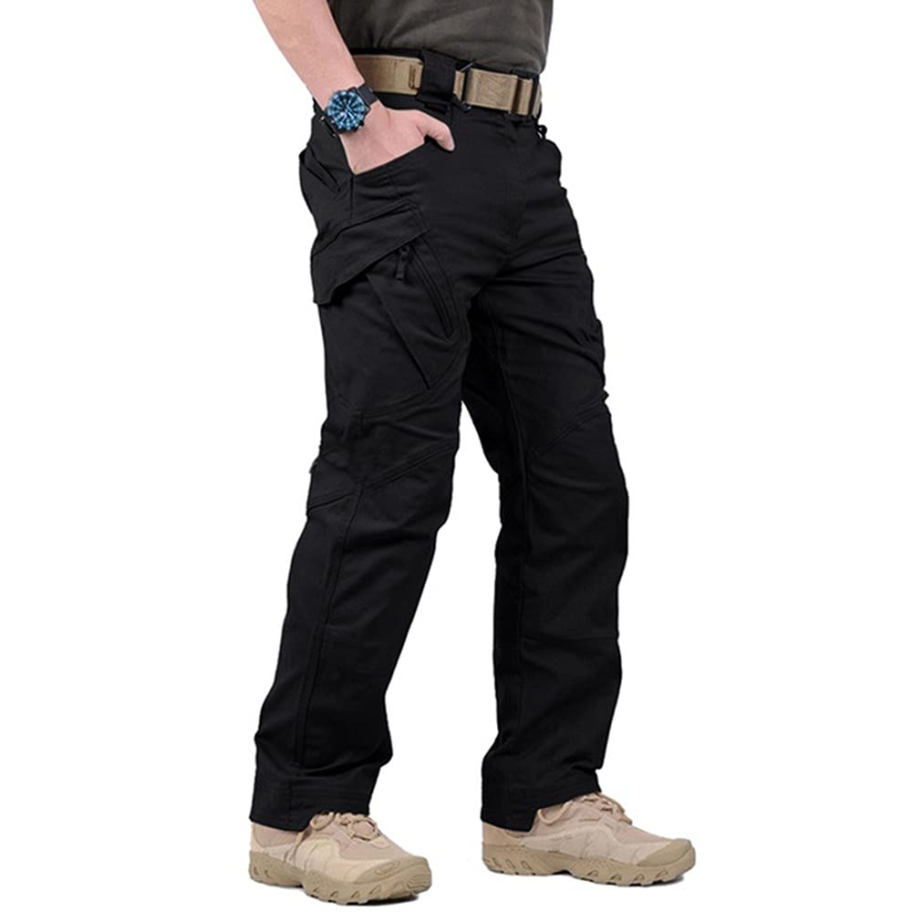 Pantalon Tactique Imperméable pour Hommes - Pantalon Militaire Multi-Poches Ripstop, Pantalon Cargo Résistant À l'usure pour Hommes De Grande Taille 5XL, Pantalon D'Armée De Combat Swat