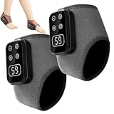 2PCS Foot Renew Triple Method Massager, 3 in 1 Massager for Neuropathy, Triple Technology Foot Massager Ankle, Wireless Portable Foot Massagers for Home/Office/Travel, 3-Speed & 5-Temperature (Grey)