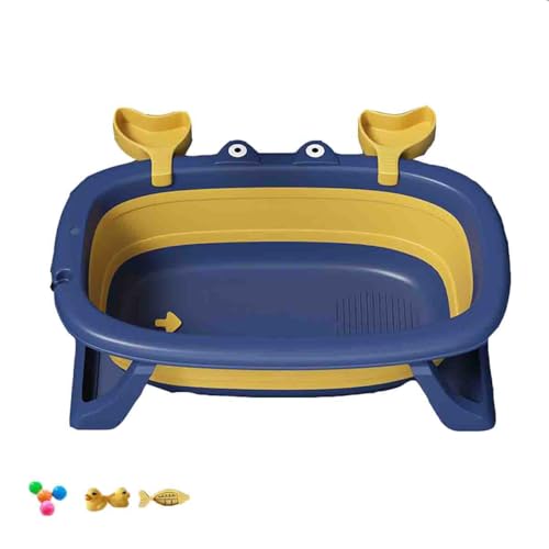 Hanshanyan ペット バスタブ 折りたたみたらい ペット用バスタブ柔らかいクッション付きのポータブル子犬用バスタブ簡単にお風呂に入れて簡単に保管できる小型および中型ペット用の犬用バスタブ排水穴付き折りたたみ式犬用品 収納 コンパクト 大容量 収納便