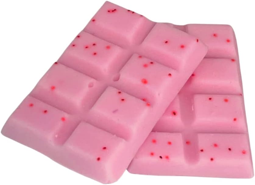 Wax Melts, Wax Snap Bars, Wax Tarts - Natural Soy - Highly Scented & Long Lasting (Plum Rose pacholi) [Energy Class A+++]