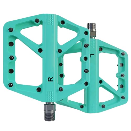 軽量サイクリングペダル、安全なグリップ、シールベアリング付きフラットマウンテンバイクペダル、ストリートバイクに最適 1ペア
