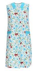 Damenkittel Baumwolle Hauskleid ohne Arm...