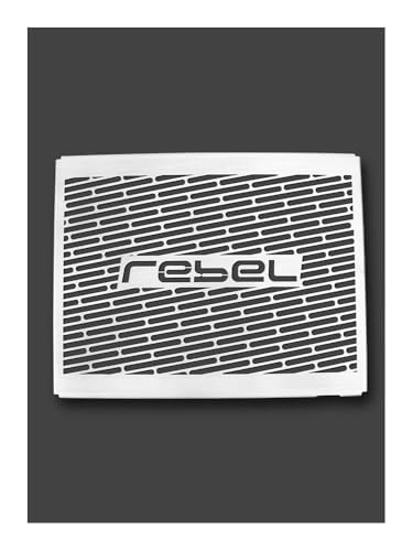 Calandre moto Rebel 500 CM500 anti-gravillons - Protection radiateur fiable