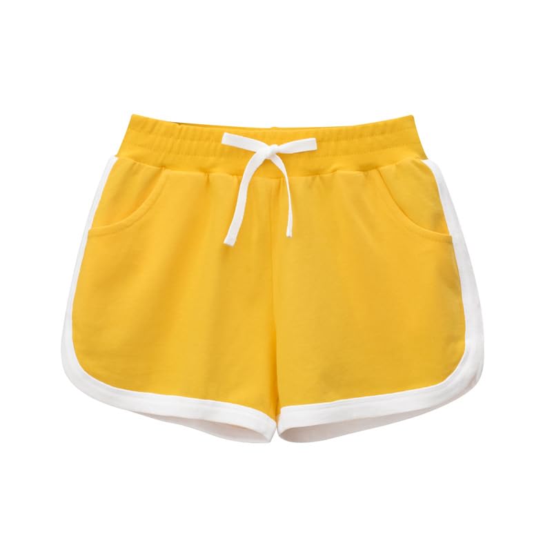 Boys Girls Summer 2 Pack Knit Sports Shorts,Toddler Baby Casual Pull-On Soft Shorts4