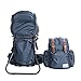 ClevrPlus Urban Explorer Child Carrier Hiking Baby Backpack, Marine Blue