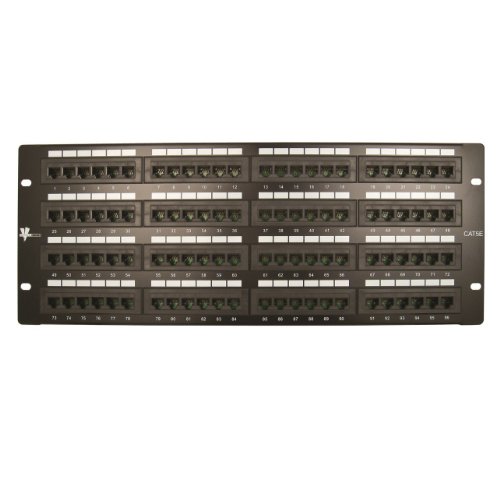 ❤ Crazy Deals Vertical Cable Cat5e 96 Port 19" Horizontal Rackmount 4U Patch Panel