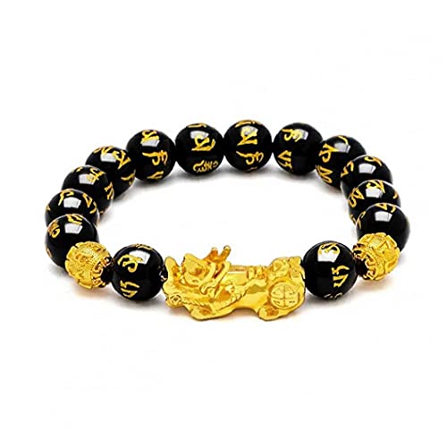Ruluti Braccialetto cinese da 12 mm Feng Shui
