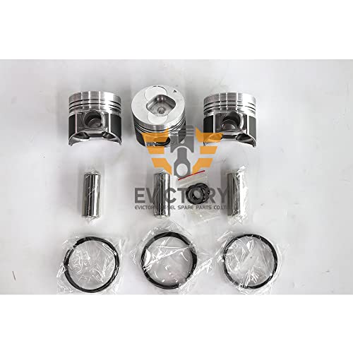 Kit 3KC2 Isuzu de pistón con anillo y juntas para motor