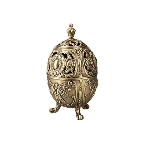 Feyarl Vintage Metal Incense Burner Holder Cover