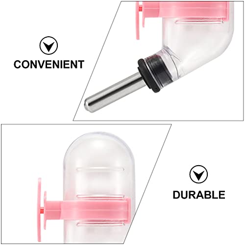 ULTECHNOVO 4Pcs Hamster Water Bottles Pet Cage Hanging Drinking Bottles Automatic Waterer Pet supplies. - Image 4