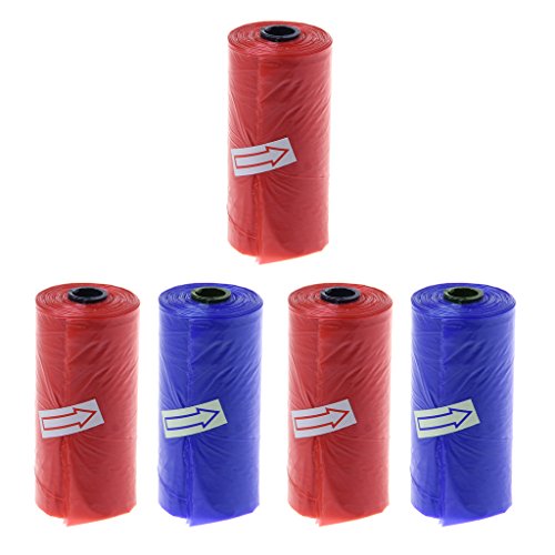 5 rollos de bolsas desechables para pañales de bebé