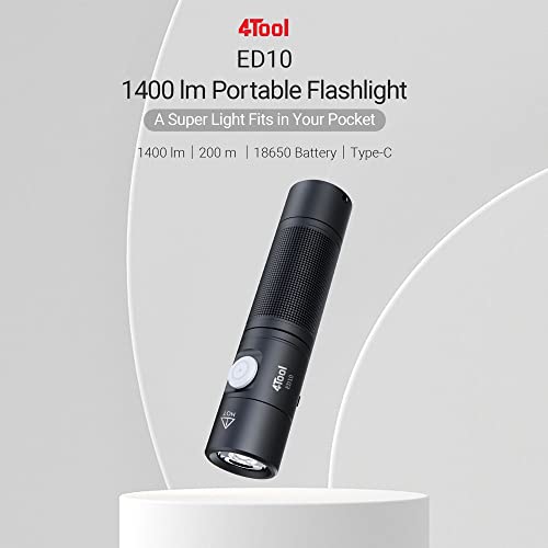 Nextorch 4Tool 1400 Lumens Rechargeable High Lumens Type-C Usb Mini Led Flashlights Compact Edc Pocket Torch For Camping Hiking Police Law Enforcement Hunting #TOP1
