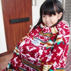 Amazon Doraco こども乗せ 自転車専用 ブランケット 防寒 マジックテープで簡単装着 安心の日本製 ネイティブレッド マルチ ブランケット ひざかけ ベビー マタニティ 通販