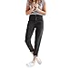 Produktbild Laisla fashion Damen Jeans Jeanshose Gerade Jeans Lose Classic Hosen Lose Jeans High Waist Hose Freizeithose Fashion 2020 Frauen Kleidung (Color : Schwarz, Size : 28)