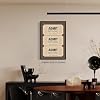 Vintage Brown Ticket Poster, Admit Nothing Deny Everything Quote Ticket Art Print, Unique Preppy Brown Pop Canvas Wall Art, Wes Anderson Ticket Art Inspired Poster for Living Room 12x16in Unframed