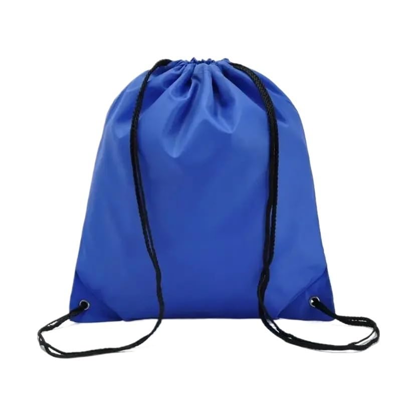Mochila Cuerdas 10 bolsas con cordón for zapatos, mochilas, bolsos de hombro, multicolor(Blue)