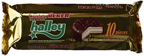 Chocolate covered Marshmallow Sandwichs - 10 pieces by Ulker Halley
