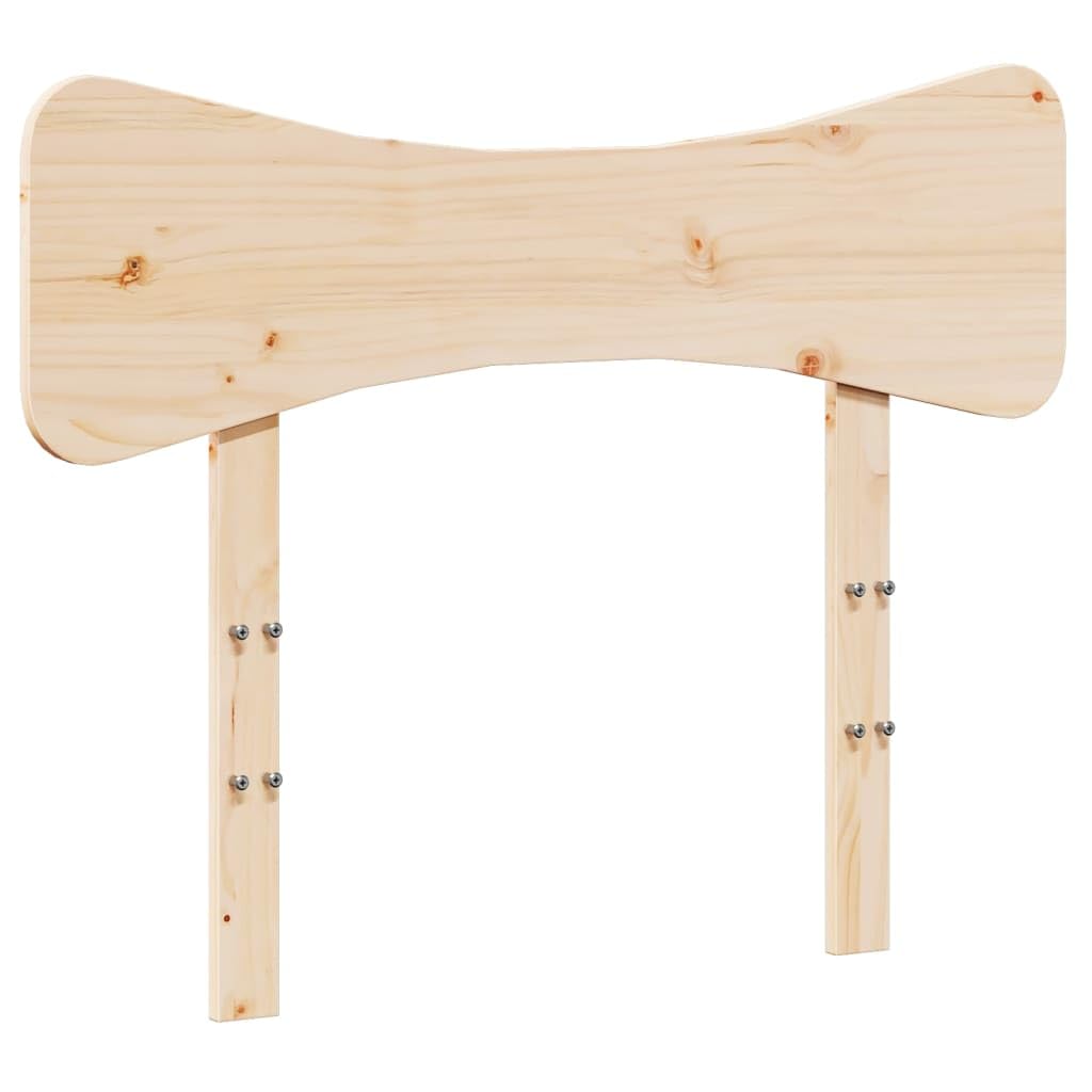 Cabecero de 100 cm de madera de pino maciza de diseño moderno cama resistente para dormitorio dormitorio juvenil cabecero pino sin tratar respaldo mientras lee televisión