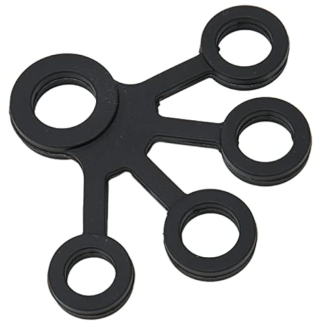 Finger Exerciser Hand Grip Strengthener Soft Flexible Silicone Finger Stretcher for Weak Hands Elderly Arthritis Patients Portable Grip Strength Trainer