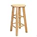 QenDsx Pine Wood Bistro - Taburete de Bar, Patas cuadradas, Comedor, Cocina, Pub, Silla, Muebles, Acabado Natural, 70 cm, taburetes de Bar, Taburete, Silla, Taburete de Bar A+