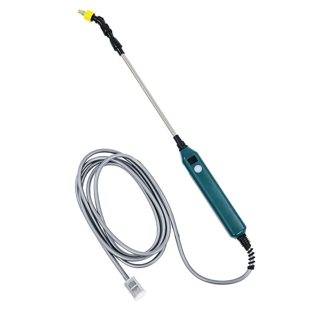 Xnuiasqe 2400Mah High Pressure Electric Sprayer For Garden And Lawn Irrigation With 3 Nozzles